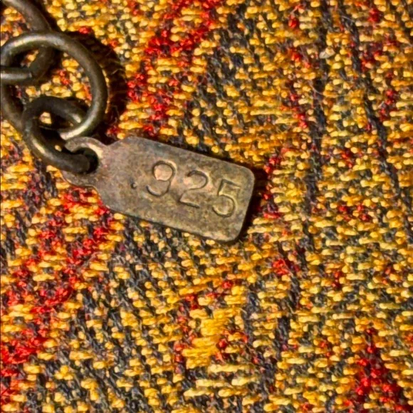 Artisan Red coral  Beaded Necklace with Turquoise Charm Sterling Silver vintage - Picture 9 of 17